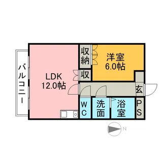 グリーン ラティール【2階】の間取り