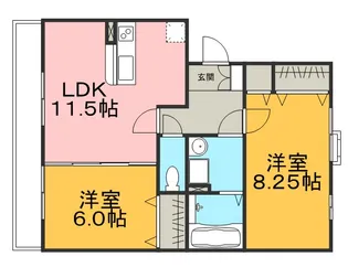 ウィスタリア【3階】の間取り