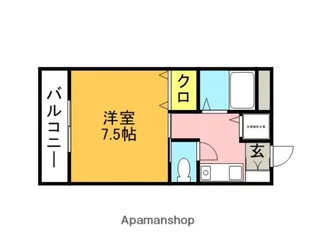 西新IGビレッジ【302号室】の間取り