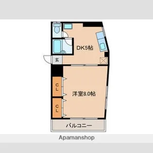CASA・MY【302号室】の間取り