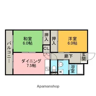 山下ビル【3階】の間取り