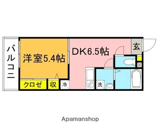 エルモス姪浜【2階】の間取り