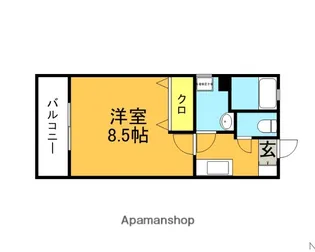 リブレア福重南A棟【1階】の間取り