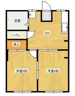 コスモハイツ立屋敷【203.号室】の間取り