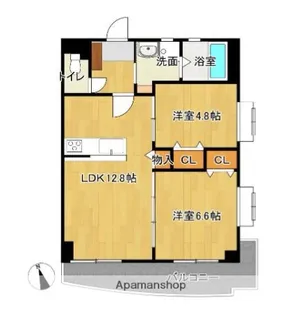 SOコスモス【203号室】の間取り