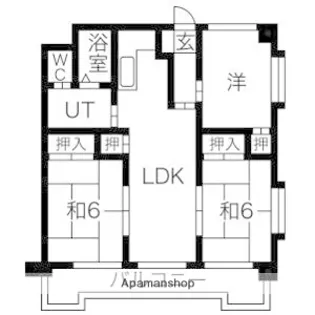 グレーシア上山門【501号室】の間取り