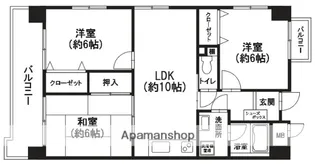 パレリオンドール【7階】の間取り