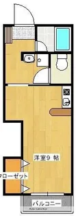 コメジビル【206号室】の間取り