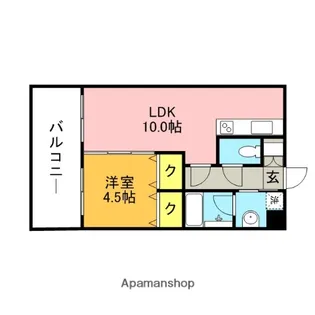 サンフォレスト泉【1階】の間取り