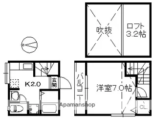 ステラポラリス愛宕【1階】の間取り