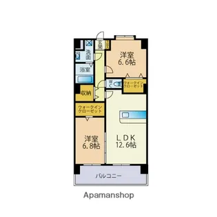 ルシオール次郎丸【3階】の間取り
