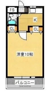 サニーハイツK【302号室】の間取り