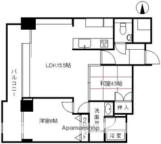 ネクサス百道レジデンシャルタワー【19階】の間取り