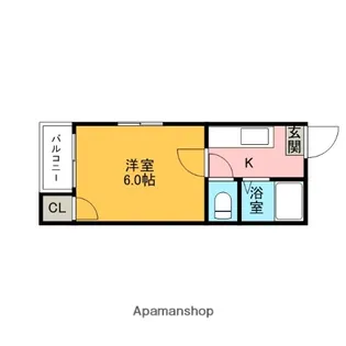 メアグリン姪浜【2階】の間取り