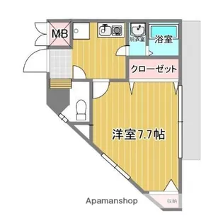 ウインズ原【302号室】の間取り