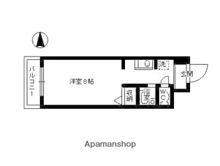 グレース城南【101号室】の間取り