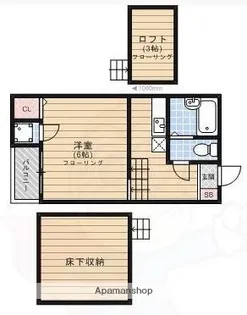 コンフォートベネフィス姪浜Ⅶ【1階】の間取り
