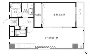 テングッド荒戸【603号室】の間取り
