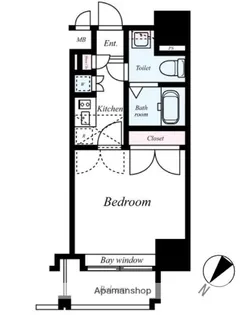 ダイナコートエスタディオ大濠公園Ⅱ【8階】の間取り