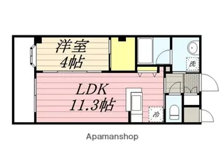 グリーンハイツ干隈【1階】の間取り