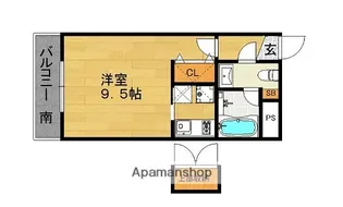 ラフィネス大濠パークアベニュー【802号室】の間取り