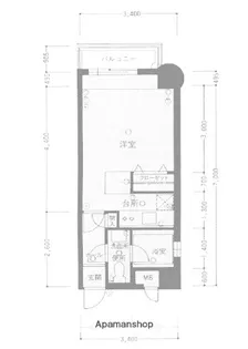エステート・モア姪浜【5階】の間取り