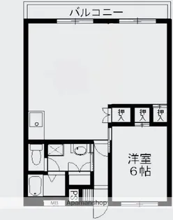 讃井ハイム【401号室】の間取り