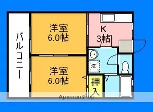 AP愛宕南【201号室】の間取り