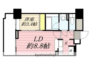 西新テングッドシティ SAVOY【6階】の間取り