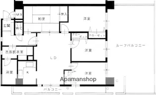 NEW8西新【2階】の間取り