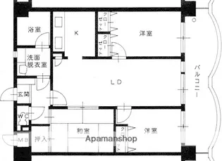 NEW8西新【8階】の間取り
