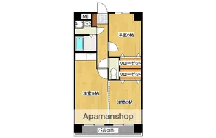 アコール室見【401号室】の間取り