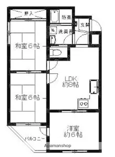 ブルーメ小戸公園【2階】の間取り