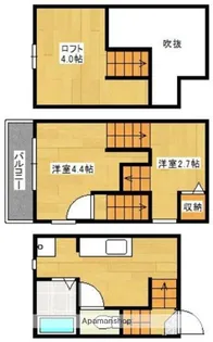 フルハウス室見【1階】の間取り