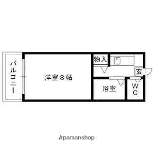 ビエント今川【602号室】の間取り