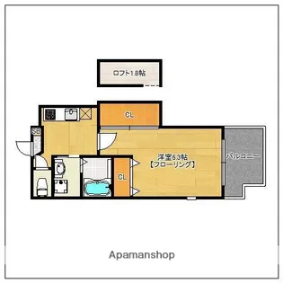 シルエラ室見【703号室】の間取り