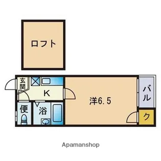 ヴェルデMⅡ【206号室】の間取り