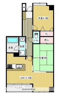 エルガーラ入江【302号室】の間取り