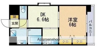セレーノ姪浜【101号室】の間取り
