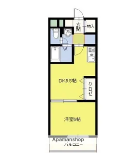 コムフォート室見【202号室】の間取り