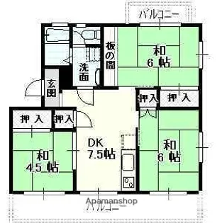 梅町ビル【301号室】の間取り