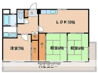 第2ISABLG(第二伊佐ビル 第2イサビル)【306号室】の間取り