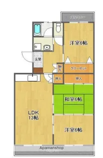 第2小石原ビル【302号室】の間取り