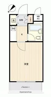 グランピアマンション西新【202号室】の間取り