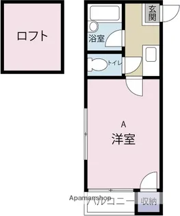 T−1【101号室】の間取り