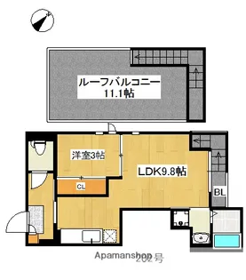 Grandtic COPAIN DOME SIDE【2階】の間取り
