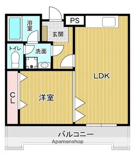クリエイト西公園【306号室】の間取り