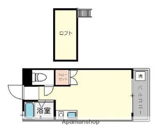 プチメゾン荒江【107号室】の間取り