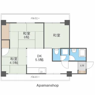吉正ビル【301号室】の間取り