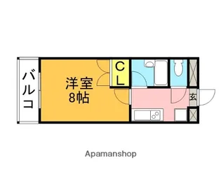 ルグラン西都【410号室】の間取り